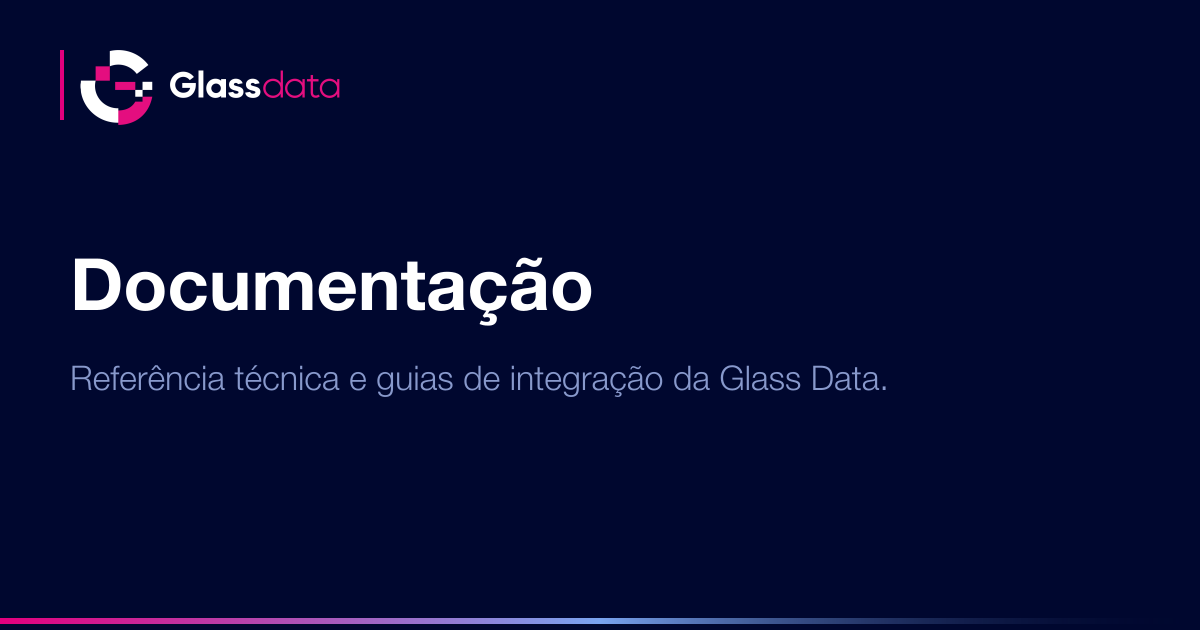 Glass Data Coding Glass Data — Documentação oficial - Glass Data
